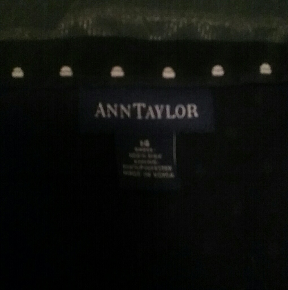 Ann Taylor silk polka dot skirt